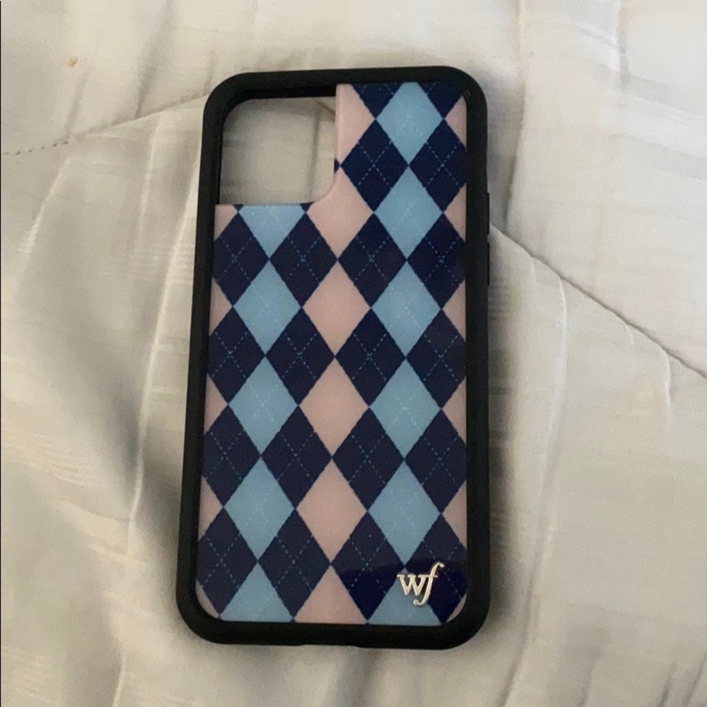 Plaid iPhone wildflower case